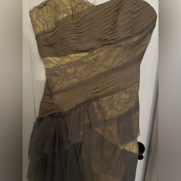 EUC BCBGMaxAzria Runway Strapless Dress Sz 6 - Picture 2 of 16